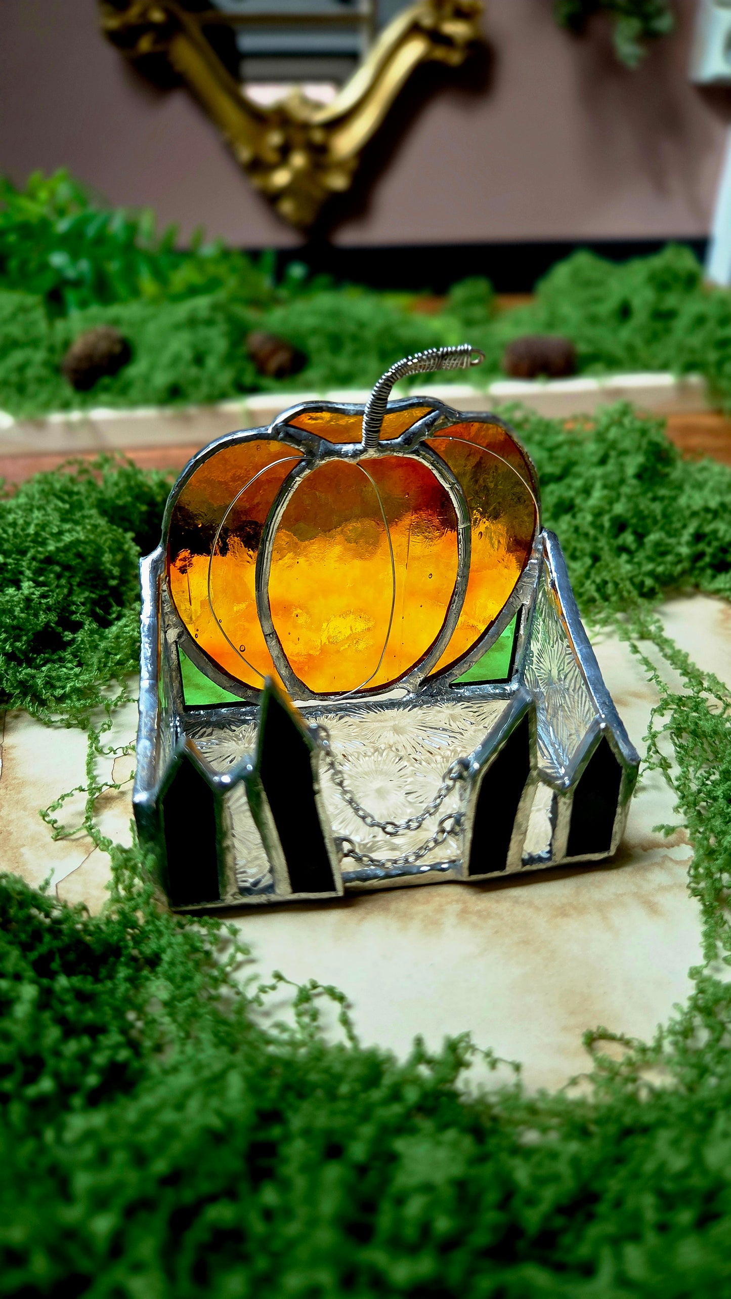 Le Potager de Mysti – Photophore Citrouille