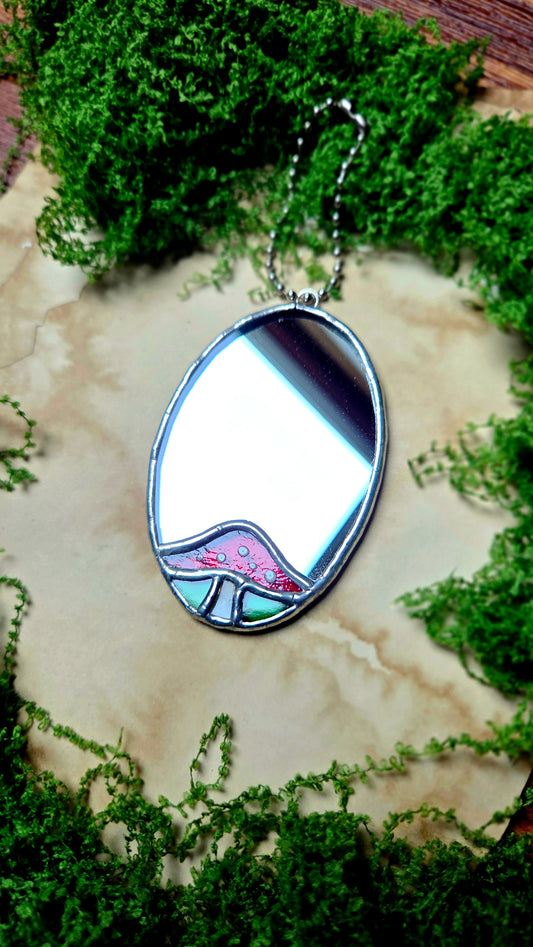 Miroir Champignon Rouge