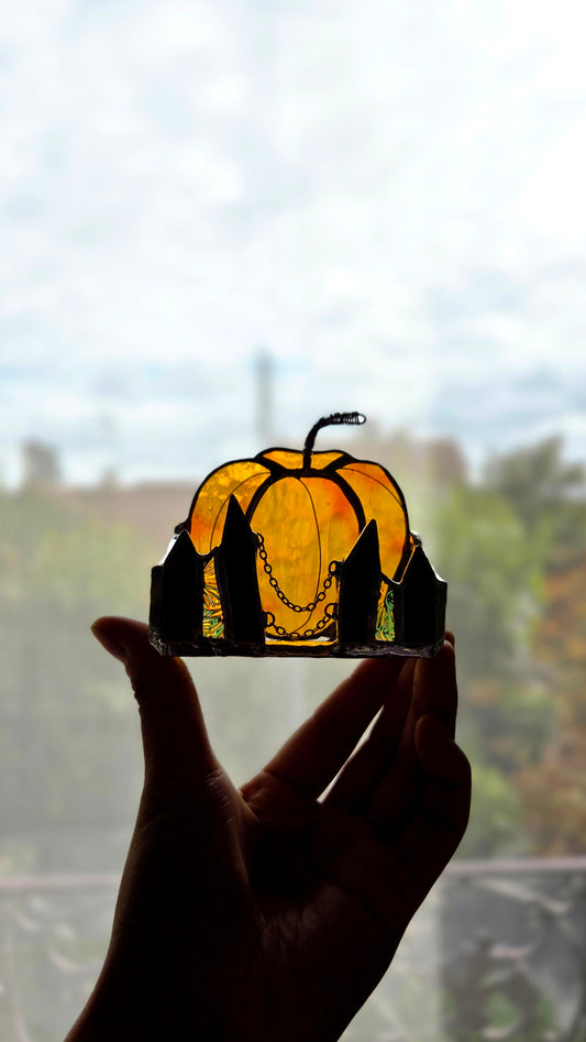 Le Potager de Mysti – Photophore Citrouille