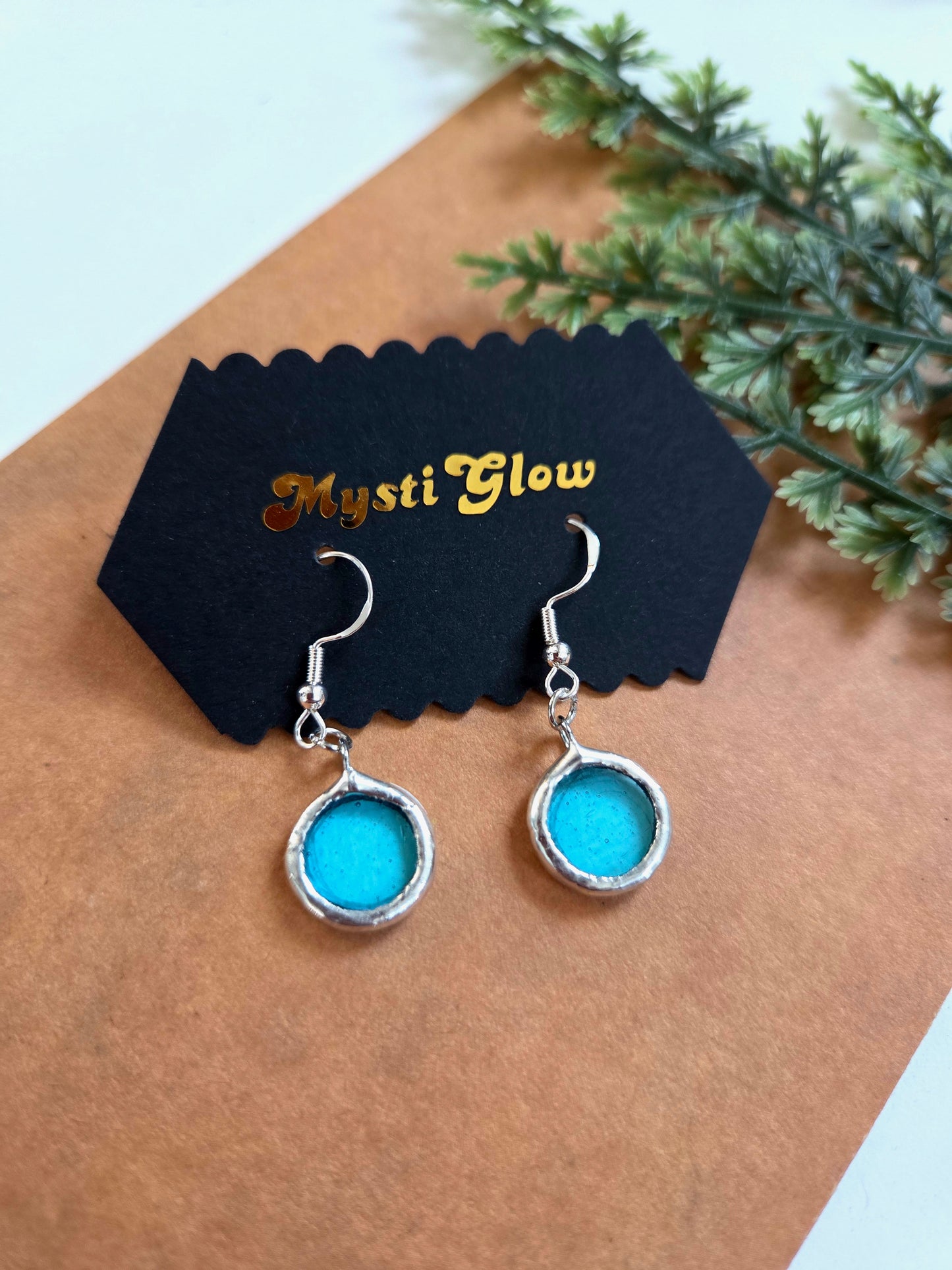 Nouvelle boucle d’oreille boule de Noël – Argent 925