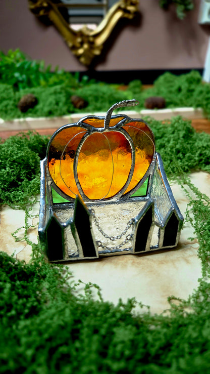 Le Potager de Mysti – Photophore Citrouille