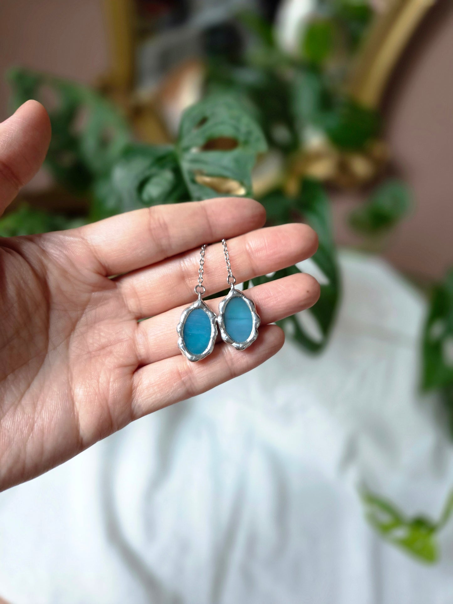 Boucle d’oreille miroir magique