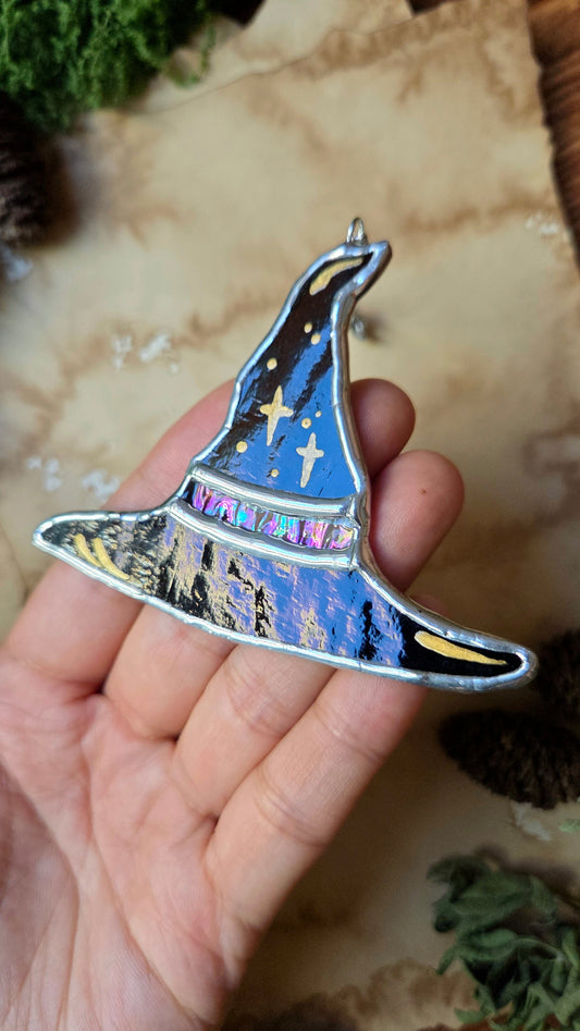 Chapeau de Sorcière Transparent Irisé