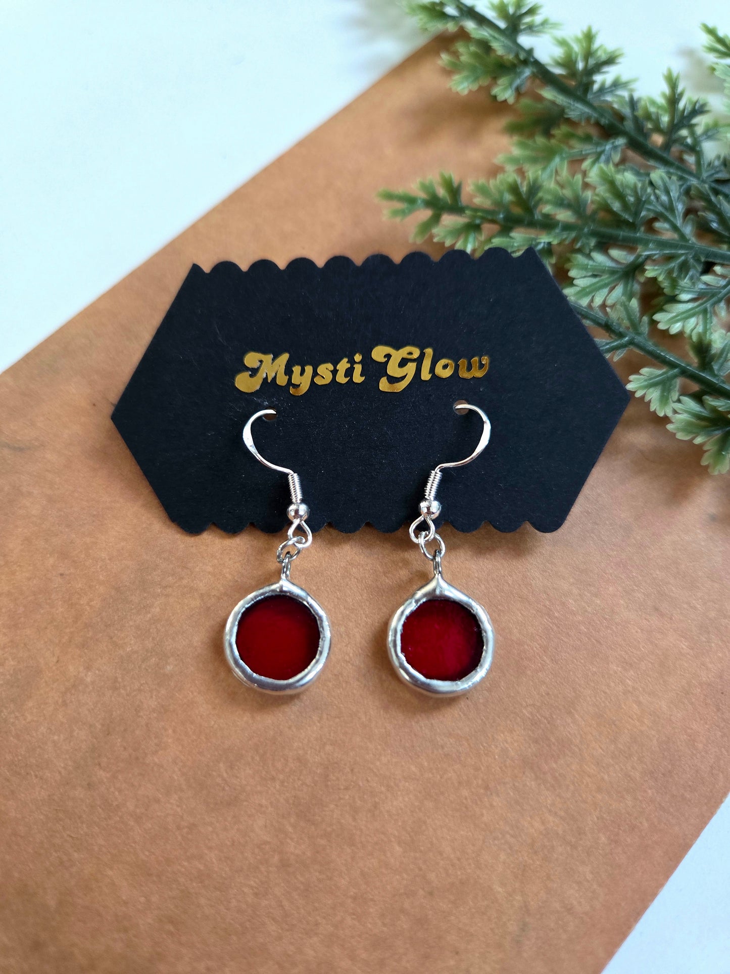 Nouvelle boucle d’oreille boule de Noël – Argent 925