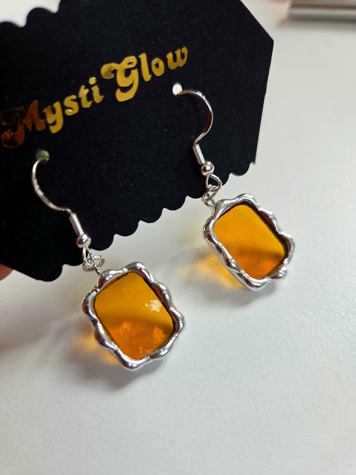 Nouvelle boucle d’oreille miroir magique – Argent 925