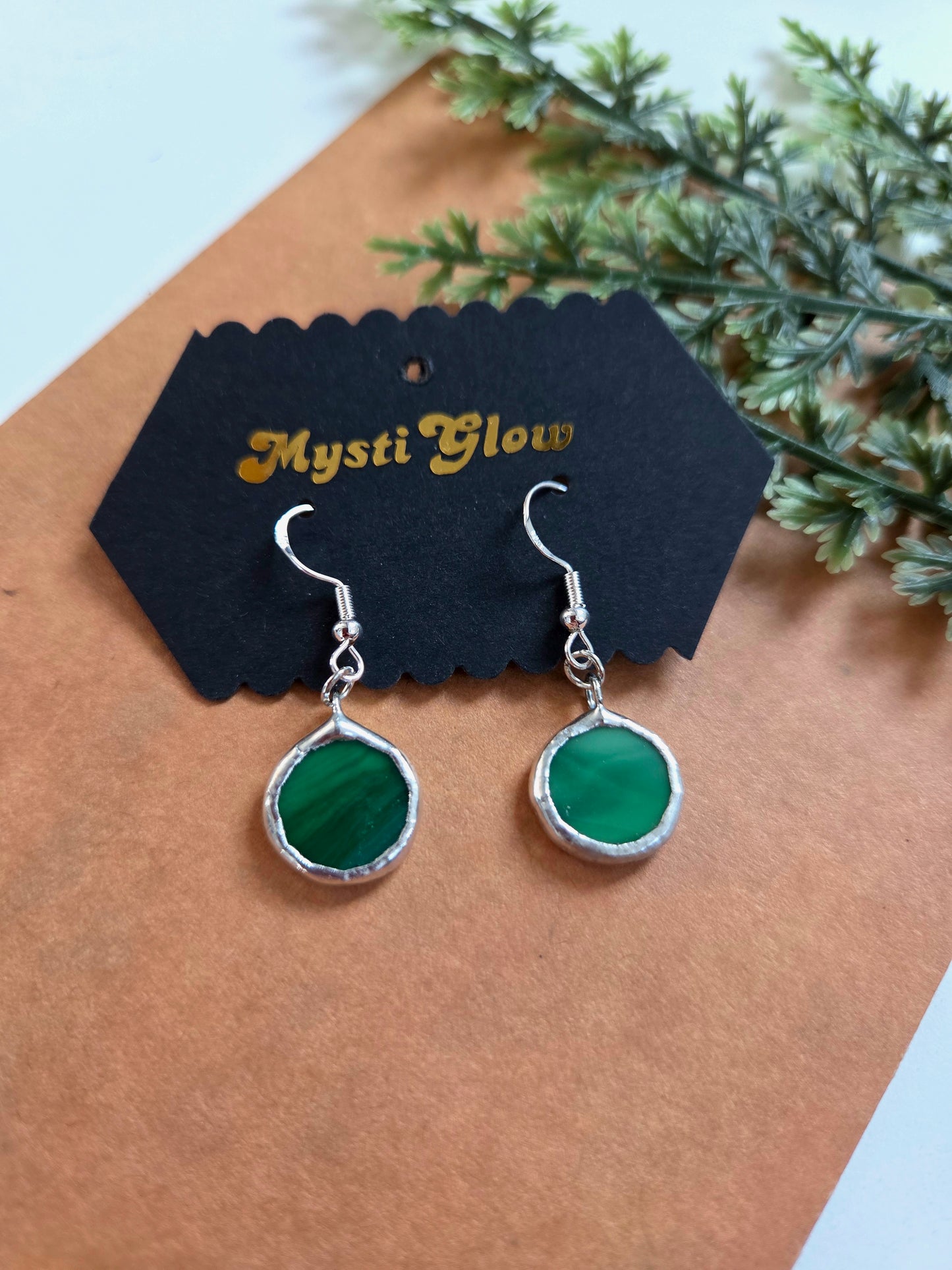 Nouvelle boucle d’oreille boule de Noël – Argent 925