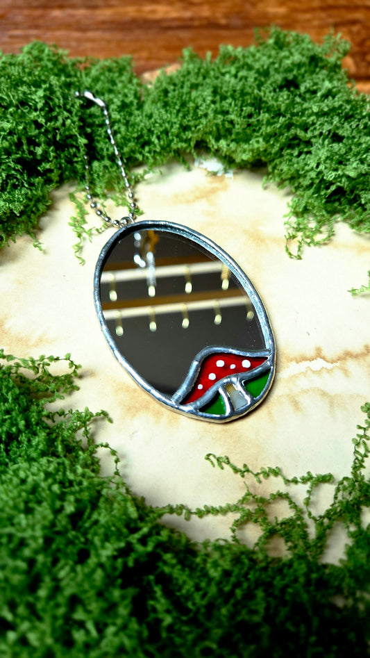 Miroir Champignon Rouge