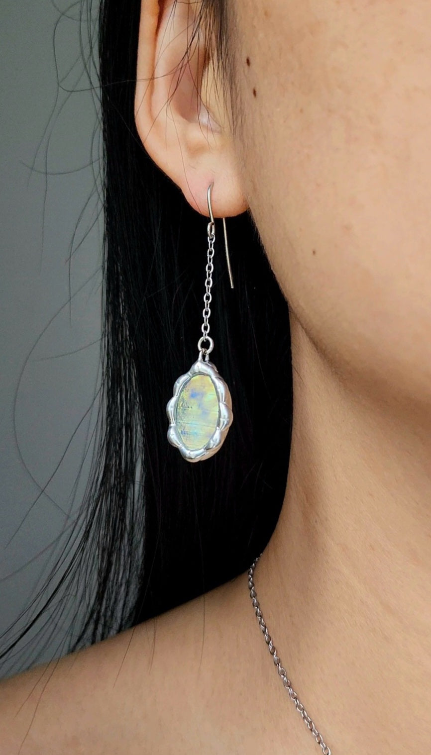 Boucle d’oreille miroir magique